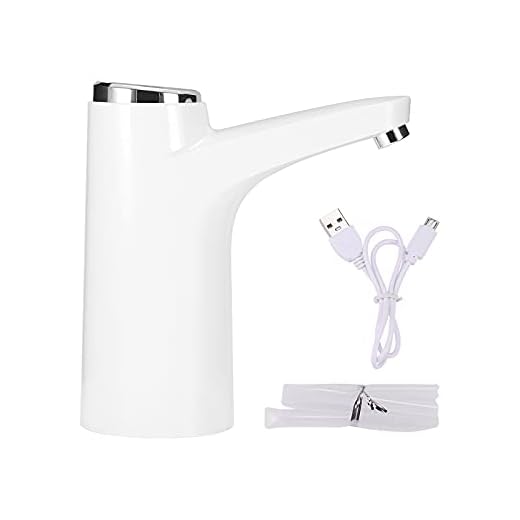 TIEMORE Dispensador De Agua, Bomba De Agua Potable Eléctrica, Bomba De Botella De Agua Eléctrica, Dispensador De Agua Eléctrico Automático, Bomba Dispensadora De Agua Recargable Inalámbrica USB