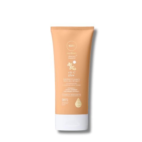 YOPE MyBody Vit C Glow Exfoliante corporal (200 ml) - Exfoliante revitalizante con vitamina C, iluminador para un brillo natural, vegano y natural
