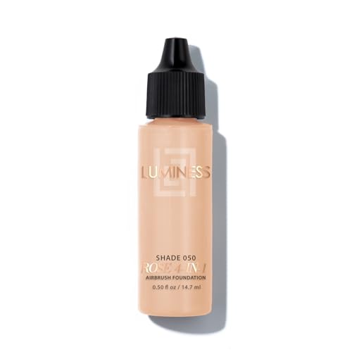 LUMINESS Rose 4-in-1 Airbrush Foundation - Shade 050, 0.50 oz