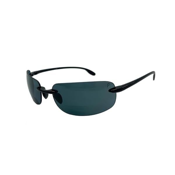 Unisex Rimless Bifocal Sunglasses polarized Uv400 Protection reading Sport Sunglasses Outdoor Driving Shades