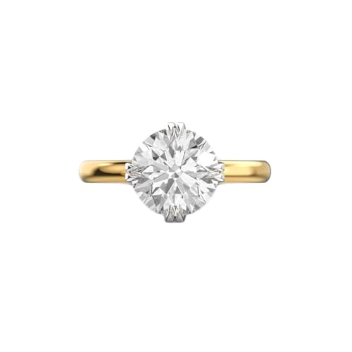 Bague moissanite en argent 925 luxueuse avec sa fleur torsadée faite main