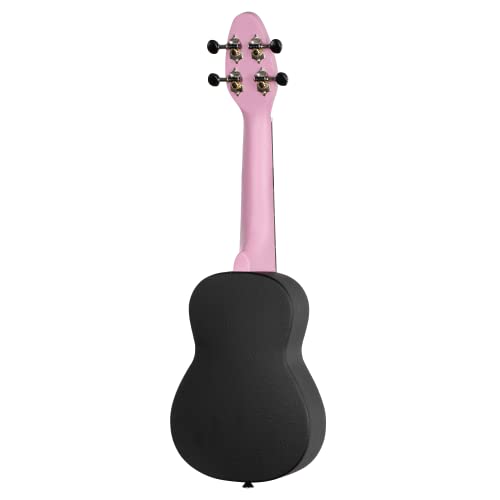 Ortega Guitars Ukulélé Soprano rose – Keiki K2 – Kit de démarrage incluant Accordeur, Courroie, 5 Médiators Medium et… - Les Beatles, Paul McCartney, John Lennon, RIngo Starr, George Harrison Ortega Guitars Ukulélé Soprano rose - Keiki K2 - Kit de démarrage incluant Accordeur, Courroie, 5 Médiators Medium et… – Image 3
