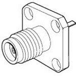73251-0270, Conn SMA RCP 50Ohm ST Flange Mount Gold Tray (5 Items)