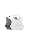 TWISTSHAKE Pack De 2, Baberos Unisex Niños, Gris/blanco, 4 Meses