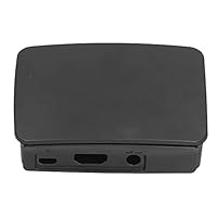 Schutzhülle, Schutzhülle Effiziente Wärmeableitung Schnallendesign Einfache Installation für Raspberry Pi 2 3 Modell B B+(Schwarz)