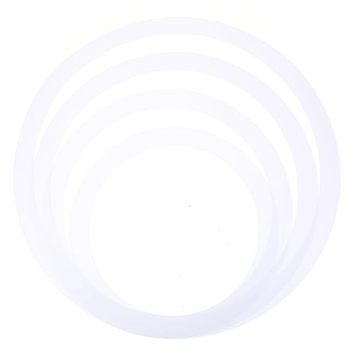 NULYLU 4pcs Drum Kit Mute Practical Drum Kit Drum Kit Accessory Snare Drum Ring Muffler Drum Dampening Ring Snare Drum Dampener Ring