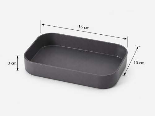 Image of 3D CUBESMinimalist Desk Organizer Tray - Multi-Purpose Valet Tray for Keys, Coins & Accessories | Modern Storage for Home, Office, Entryway (Multi Color)