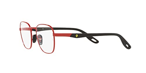 Image of Ray-Ban unisex-adult Rx6484m Scuderia Ferrari Collection Square Prescription Eyewear Frames