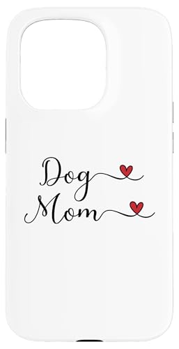 Dog Mom - I heart Dogs �^�C�|�O���t�B�f�U�C�� �X�}�z�P�[�X iPhone 15 Pro �p
