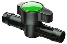 Antelco ½" Barbed Poly Hose Shutoff Valve - Compatible with (16 mm) .710 O.D. X .620 I.D. Poly Hose. (Please Read Product Description Thoroughly!) (Bag of 10)