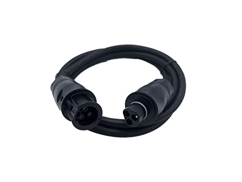 Solarsys - 2 Meter Elektrokabel AC für Mikro-Wechselrichter Parallelschaltung Hoymiles Deye Envertech Bosswerk oder TSUN, mit Netzanschluss Stecker Betteri BC01 Buchse Female auf Betteri BC01 Male, 2m