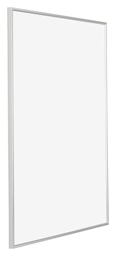 Your Decoration - Bilderrahmen 59x84 cm - Silber Hochglanz - Bilderrahmen aus Kunststoff mit Acrylglas - Antireflex - 59x84 Rahmen - Evry