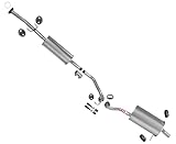Muffler Resonator Pipe Hardware Exhaust System For 2007 2008 2009 Honda CRV CR-V