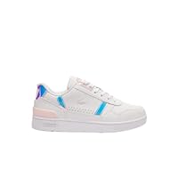 Lacoste Childrens/Kids T-Clip Touch Fastening Trainers (5.5 UK) (White/Pink)