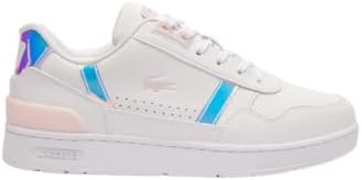 Lacoste Childrens/Kids T-Clip Touch Fastening Trainers (UK Size: 5.5 UK) (White/Pink)