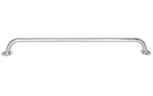 wellenshop Handlauf Edelstahl für Reling 850 mm Länge Reling-Geländer Boot Bootsreling Reling-Handlauf Edelstahl-Handlauf