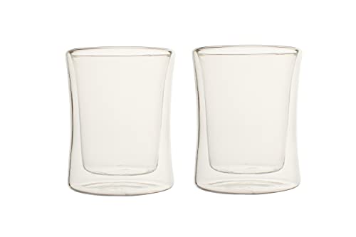 Image of Double Walled Glass Mugs,Borosilicate Glass Cups,for Tea,Coffee,Latte,Cappuccino,Espresso (17A Pack of 1)