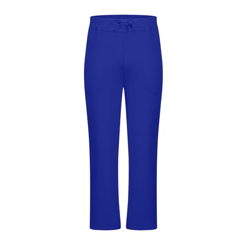 Men's Casual Sweatpants Baggy Joggers Elastic Waist Drawstring Wide Leg Cargo Lounge Running Pants with Pockets3