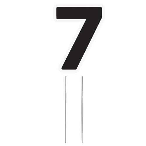Anderson's Large Number 7 Yard Sign, 36 Inches, Yard Card, Outdoor Décor, Lawn Décor, Number Signs