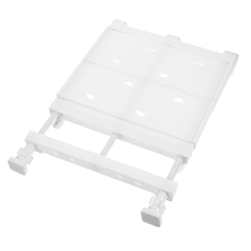 FELTECHELECTR Closet Tension Shelf Expandable Organizer Rack for Cupboard Easy Installation Flexible Space Divider for Wardrobe Kitchen Storage