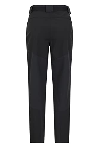 Mountain Warehouse Mens Trekking Trousers - Water Resistant, Stretch Fabric, UV50+ Protection Black (Short Length) Men's W34 - Image 6