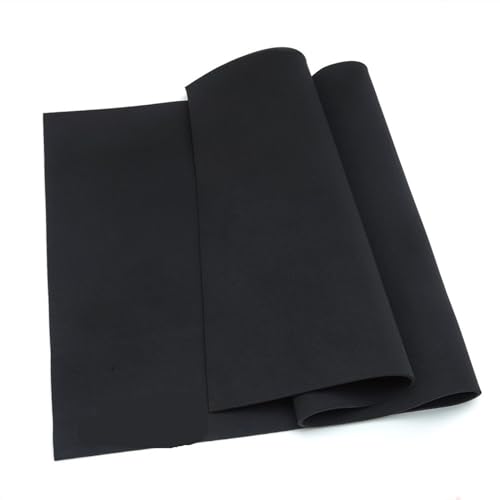 Neopren Stoff 4 mm doppelseitiger Neopren-Nähstoff, Neoprenanzug, dehnbar, wasserdicht und Winddicht, Jersey-Stretch-Trikot(45cm x 20cm)