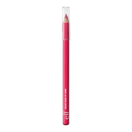 Image of e.l.f. Cream Glide Lip Liner, Highly Pigmented Pencil for Shaping & Sculpting Lips, Semi-Matte Finish, Vegan & Cruelty-Free, Fuschia Forward