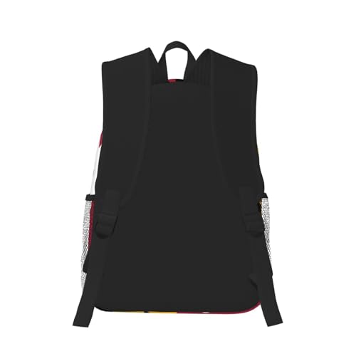 Sac à dos noir imprimé drapeau du Maryland WURTON One Size - 3
