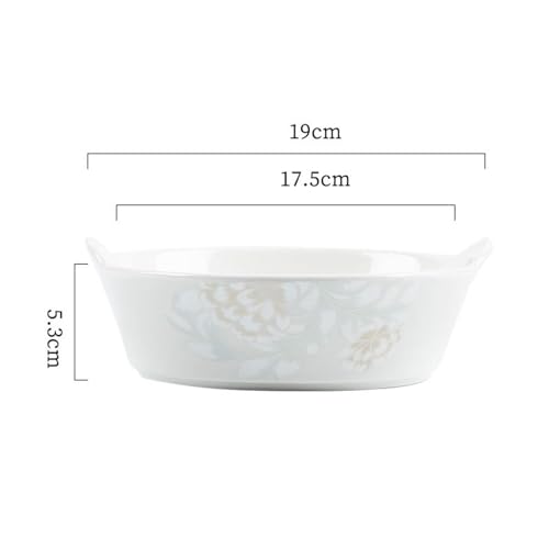 Plats à gratin pour four en céramique blanche haut de gamme - 3