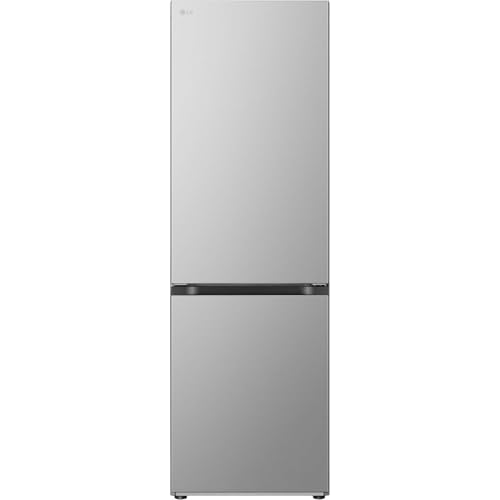 LG GBV3100CPY Frigorifero Combinato, Classe C, Frigorifero No Frost, 344L, Porte piatte, Tecnologia Door & Linear Cooling, Cassetto Fresh Converter, Wine Rack, Compressore Smart Inverter, Argento