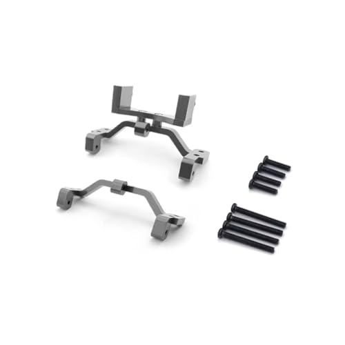 for MN D90 D91 for MN99S Metal Pull Rod Base for Seat Axle for Up Servo Bracket Mount RC Car Truck Spare Parts RC Car Accessories(Titanium)