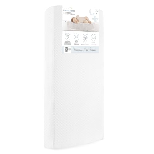 Image of Dream On Me Premium 2-in-1 Baby Zzz Crib & Toddler Mattress, Made in USA