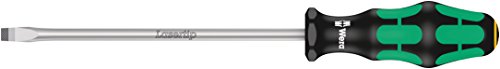 Image of Wera 05007640001 Kraftform Plus 334 Slotted Screwdriver, Lasertip, 8mm Head, 7 inch Blade Length