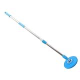 VICASKY Ricambio Rotante Mop in Acciaio Inossidabile, Manico Di Ricambio Per Rotomop, Montaggio Semplice, Facile Da Riporre, Per Casa E Ufficio, 120 Cm, 1 Pezzo