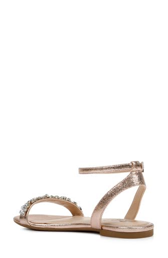 Jewel Badgley Mischka Ohara Minimalist Crystal Adorned Flats4