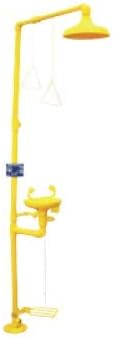 Udyogi 6250 GI Hand and Foot Operated Emergency Safety Shower and Eyewash.