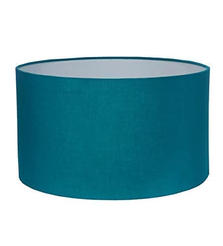 Ace Antiques Lamp Shades Cotton Fabric Modern Design 12" Inches Burlap Crafts Table & Floor Lamps (Blue)-image-29