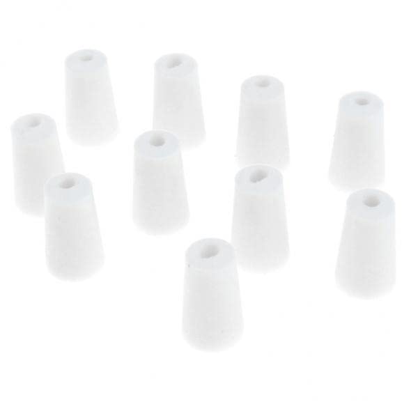 2x10pcs Rubber Stopper Lab Tapered Plugs for Flask Test Tubes 10-14mm-Toys & Hobbies - Educational - Science & Nature - Microscopes & Chemistry-(2 Pack) 10 Pieces Test Tube Rubber Stopper-image-40