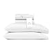 BOLL & BRANCH Signature Hemmed Sheet Set - King, White - Luxury 100% Organic Cotton - Includes 1 Flat, 1 Fitted, 2 Pillowcases - Buttery Soft
