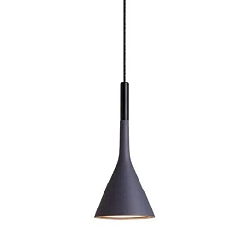 Lampe d'éclairage de en métal gris style suspension moderne pour table de salle à manger