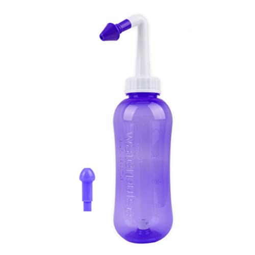 Limpador Higienizador Nasal 300ml Cor Lilás Previne Alergias para Adultos e Crianças