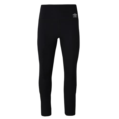 Umbro Leggings para Mujer, Negro, M