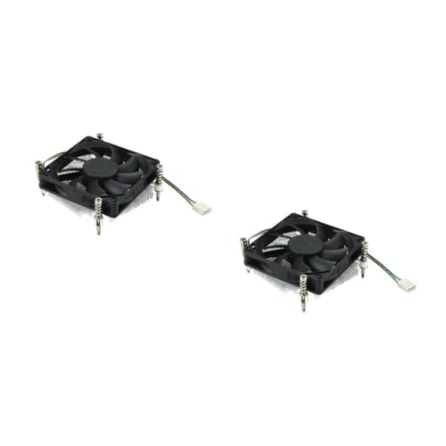 Ventilateur de refroidissement du processeur Housoutil en cuivre noir x2