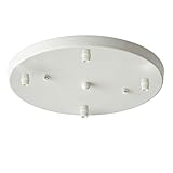 Configuration des trous : conçue avec des options de rosace à 1/2/3/4/5 trous, cette rosace de plafond à 1/2/3/4/5 voies s'adapte parfaitement aux configurations d'éclairage à une ou plusieurs suspensions.