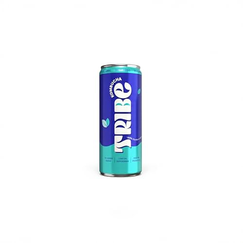 Image of Tribe Kombucha Probiotic Super Drink | Supports Gut Health | Gluten-Free | Naturally Fermented | Super Refreshing | Gut Friendly | Improves Blood Sugar | Antioxidant and Hydration | No Added Sugar | 250 ML X 6 (OG CLASSIC)