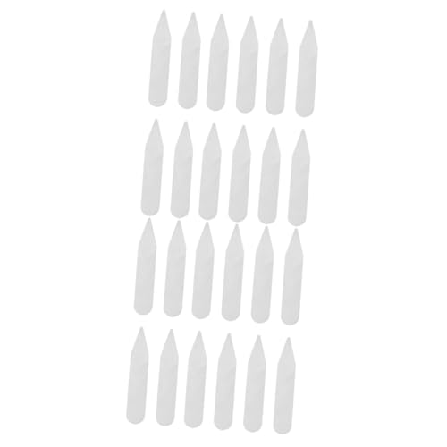 Ipetboom 2sets Men's Shirt Collar Stays Shirt Collar Support Heat Resistant Non-puncturing Plastic 300pcs*2