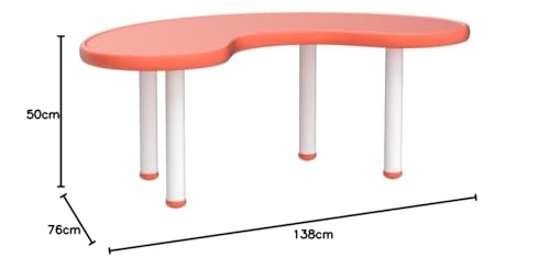 Image of eHomeKart Fish Table - Front Round Table for Kids - Perfect Foe Home and School - (53 x 20 x 20 inches) - Colour May Vary