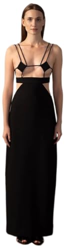 ADRIANA DEGREAS, Nipple Long Dress, S, Unique