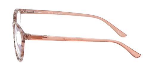Image of Women Marble Print Clear Progressive Reading Glasses - Zero Power On Top - No Bubble Reader Z121