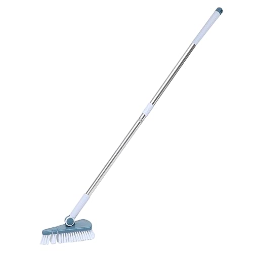 Ipetboom Floor Scrub Brush Bathroom Cleaning Broom Stiff Bristles Floor Brush Multi-Purpose Cleaning Tool